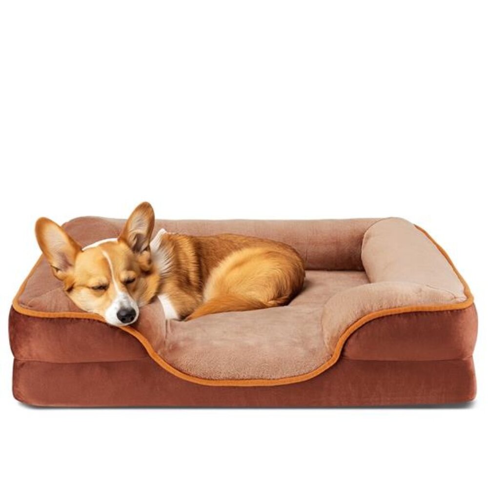 Orthopedic Dog Bed, Comfortable Pet Sofa, Supportive Foam Pet Sofa 28"x23"in